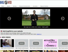 Tablet Screenshot of img2vid.com